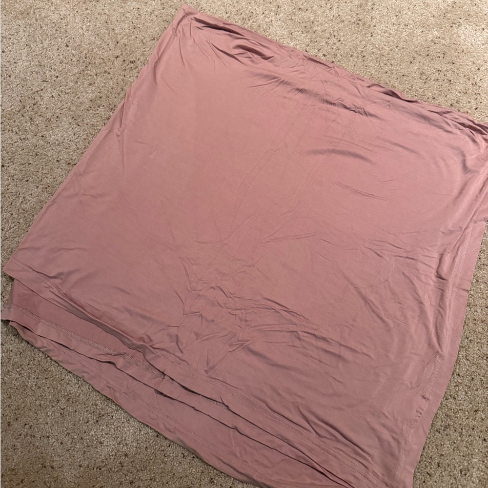 Mebie Baby Dusty Rose Bamboo Stretch Swaddle